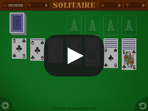 Play Klondike Solitaire by GameBoss