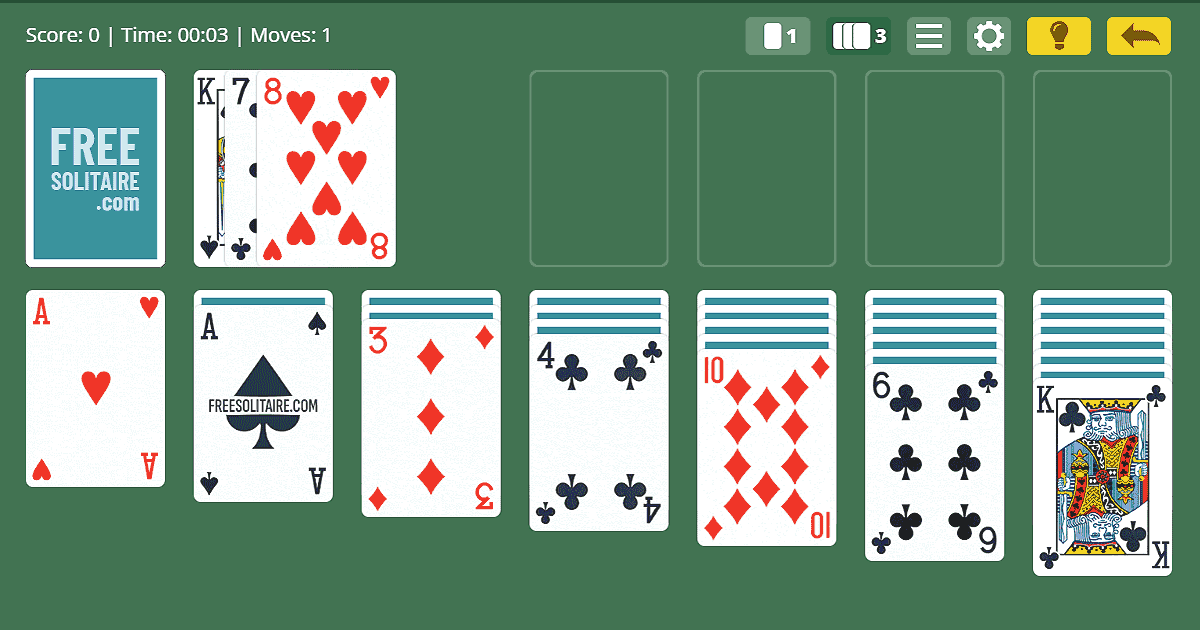 Play Free Solitaire Online No Download Full Screen Fun